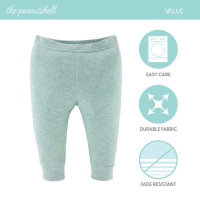 The Peanutshell Baby Unisex Easy-on + Easy-off Straight Regular Fit Pull-On Pant