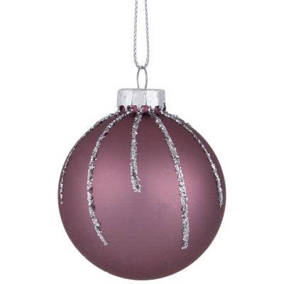 Northlight 2" Shiny And Matte Glass Ball 24ct Christmas Ornament