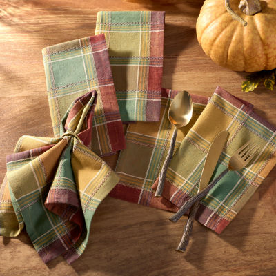Elrene Home Fashions Autumn Acres 8-pc. Napkins