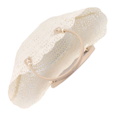 Karla Hanson Riki N Romi Lace Medium Trixy Cream Tote Bag