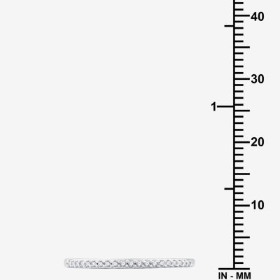 H -I/ I1 Womens 1/2 CT. T.W. Lab Grown White Diamond Sterling Silver Side Stone Halo Bridal Set