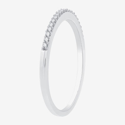 H -I/ I1 Womens 1/2 CT. T.W. Lab Grown White Diamond Sterling Silver Side Stone Halo Bridal Set