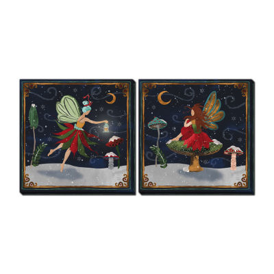 Streamline Art Fairy Set Canvas Art