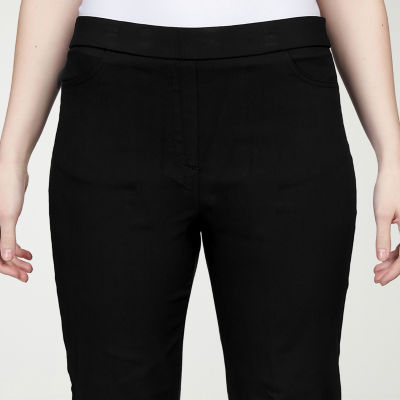 Alfred Dunner Classics Womens Allure Stretch Pant