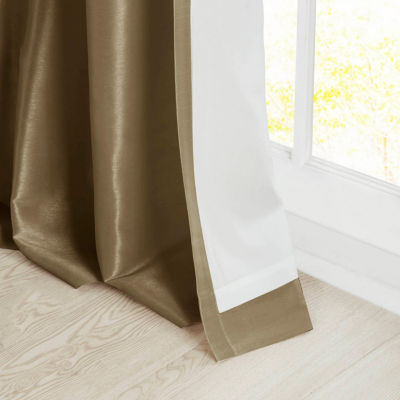 Madison Park Natalie Twisted Tab Tab Top Light-Filtering Single Curtain Panel