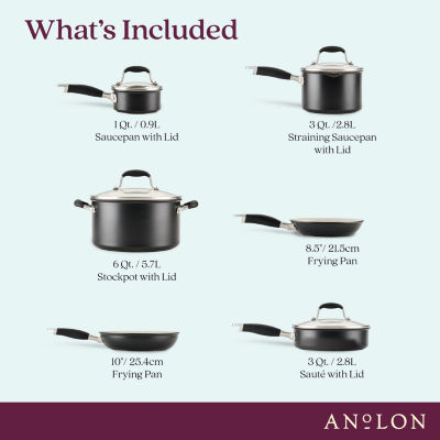 Anolon Ceramic 10-pc. Cookware Set