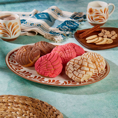 Jenny Martinez 16"X12" Oval Stoneware Serving Platter