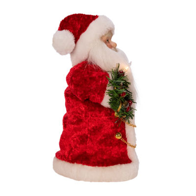 Kurt Adler 10-Inch Ul 10-Light Santa Tree Topper