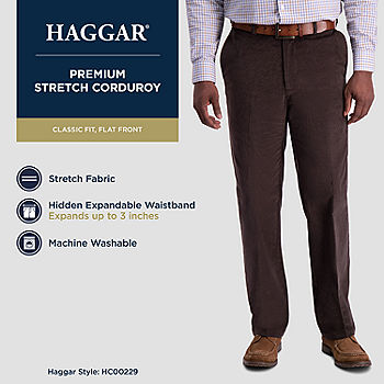 Haggar® Mens Stretch Cordurroy Classic Fit Pant