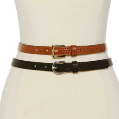 Liz Claiborne Plus 2-pc. Womens Belt