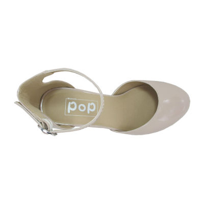 Pop Womens Gal Block Heel Pumps JCPenney