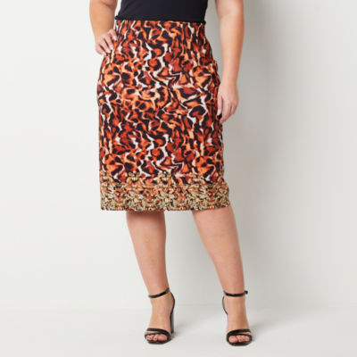 Zebra print skirt clearance jcpenney