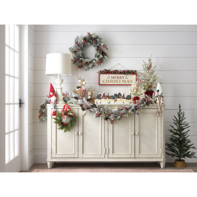 North Pole Trading Co. Slider Advent Lighted Christmas Tabletop Decor