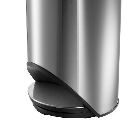 Joseph Joseph Arc Slimline Pedal 10L Trash Can, One Size, Stainless Steel