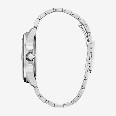 Citizen Sport Luxury Mens Silver Tone Stainless Steel Bracelet