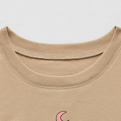 Thereabouts Little & Big Kid Girls Sensory Friendly Round Neck Short Sleeve Adaptive Regular Fit Graphic T-Shirt