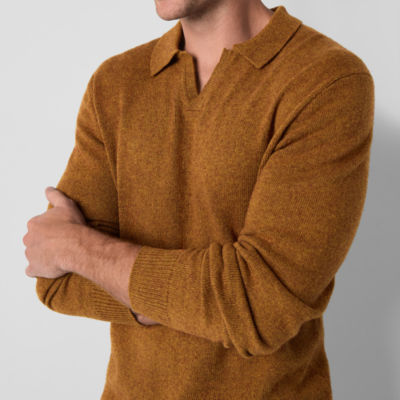 mutual weave Mens Long Sleeve Pullover Sweater