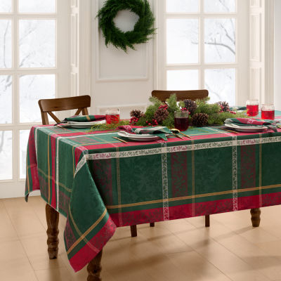 Elrene Home Fashions Merry and Festive Tablecloth