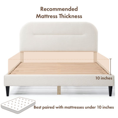 Lumi Upholstered Panel Queen Bed