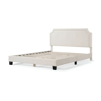 Lumi Nailhead Queen Bed
