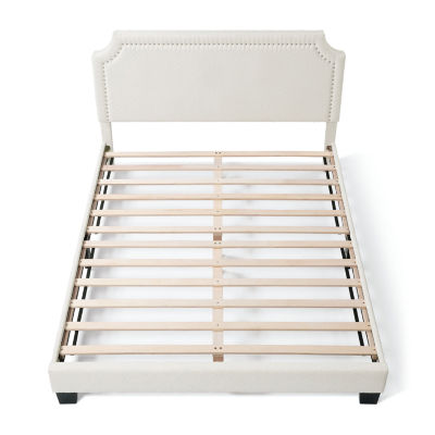 Lumi Nailhead Queen Bed