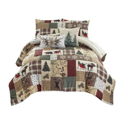 Your Lifestyle By Donna Sharp \Ndashing 3-pc. Midweight Easy Care Comforter Set