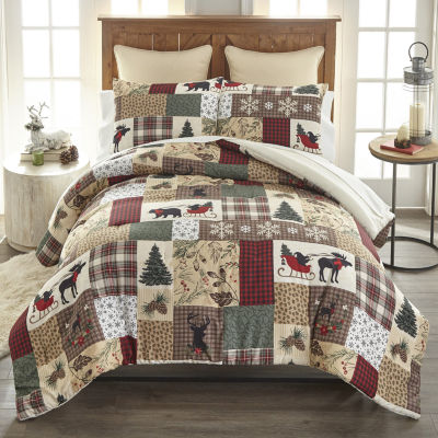 Your Lifestyle By Donna Sharp \Ndashing 3-pc. Midweight Easy Care Comforter Set