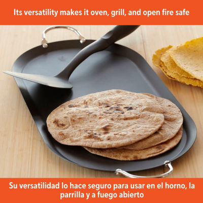 IMUSA Steel 17" Oval Comal Griddle