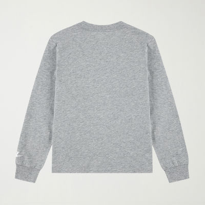 Nike Little Boys Crew Neck Long Sleeve Regular Fit Graphic T-Shirt