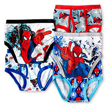 Boys 4-8 Spiderman 5-Pack Briefs