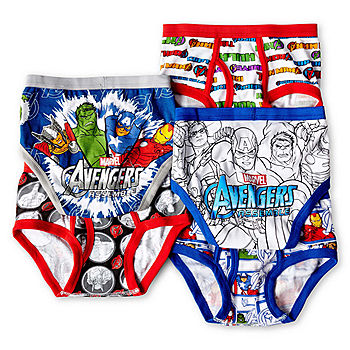Little & Big Boys 5 Pack Avengers Briefs, Color: Assorted - JCPenney