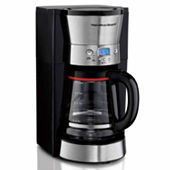 Black & Decker CM1331B 12-Cup Coffeemaker, Programmable, Exclusive Vortex  Technology, Black, Stainless Steel 