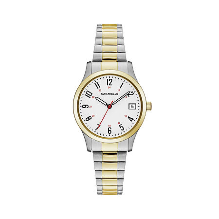 Caravelle Designed By Bulova Womens Two Tone Stainless Steel Bracelet Watch 45m111, One Size -  25502110018