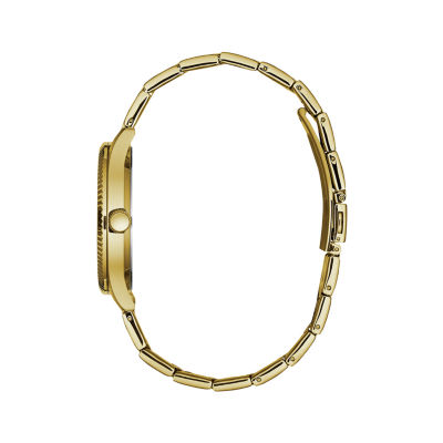 Caravelle Designed By Bulova Mens Gold Tone Stainless Steel Bracelet Watch 44b121