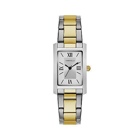 Caravelle Designed By Bulova Womens Two Tone Stainless Steel Bracelet Watch 45l167, One Size -  25502390018