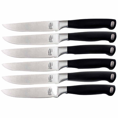 BergHOFF Bistro Steak Knife Set 6pc, One Size, Black