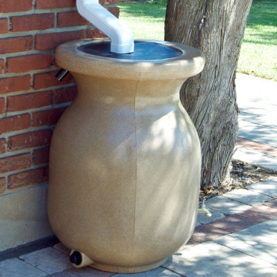 Koolatron Koolscapes® Stone-Look Rain Barrel, 50 gal