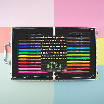 Art 101 Ultimate Scratch Art Combo Kit with 41 Pieces in a Colorful  Carrying Case 61038, Color: Rainbow - JCPenney