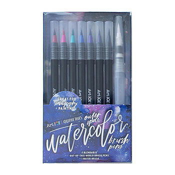Watercolor Pens Brush Set - 20 Colored Ink Brush Pen Watercolor Brush  Markers and Blending Water Paint Pen