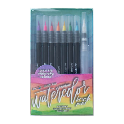 Art 101 Creative Tools 3 Pack Watercolor Brush Pens in Assorted Color Themes