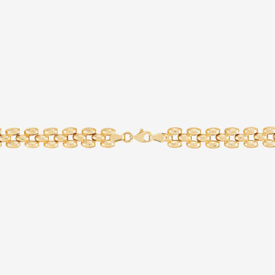 Womens 18 Inch 14K Gold Link Necklace