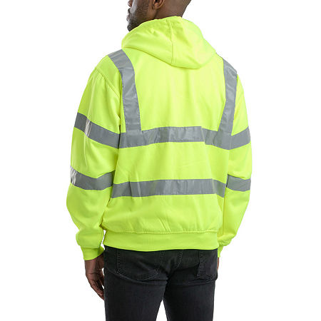 Berne Hi Vis Class 3 Performance Mens High Visibility Long Sleeve Safety Shirt, Xx-large, Yellow