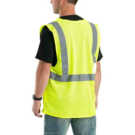 Berne Mens High Visibility Safety Vest, X-large-xx-large, Yellow