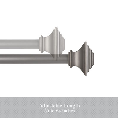Kenney Collection™ Fast Fit™ Easy Install Mission 5/8 IN Adjustable Curtain Rod