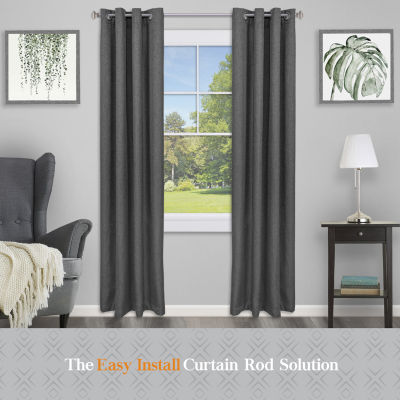 Kenney Collection™ Fast Fit™ Easy Install Mission 5/8 IN Adjustable Curtain Rod