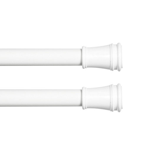 Kenney Easy Install Collection™ Fast Fit™ No Tools Rogers 2-Pack 5/8 IN Tension Curtain Rod