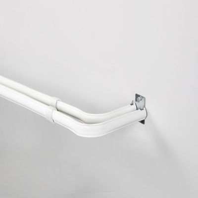 Kenney Superior Hold Premium Lockseam Double Curtain Rod
