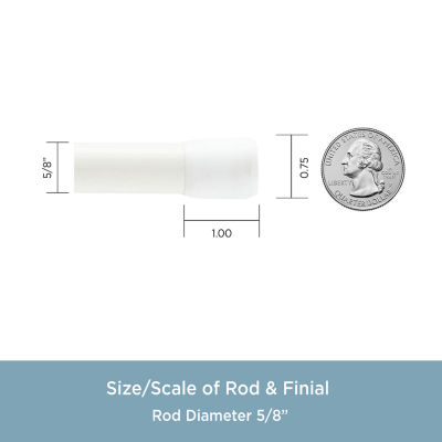 Kenney Carlisle Spring 5/8 IN Tension Curtain Rod