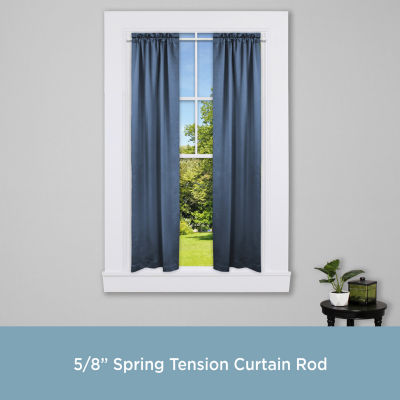 Kenney Carlisle Spring 5/8 IN Tension Curtain Rod