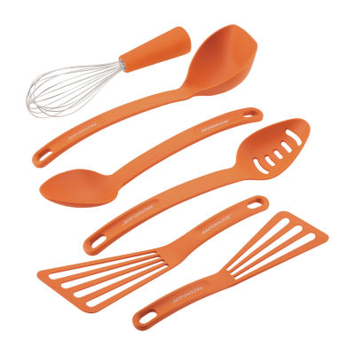 Rachael Ray 6-pc. Kitchen Utensil Set, Color: Orange - JCPenney